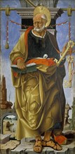 Polittico Griffoni: Saint Peter, ca 1472-1473. Found in the collection of Pinacoteca di Brera, Milan.