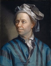 Portrait of the mathematican Leonhard Euler (1707-1783), 1753. Found in the collection of Art Museum Basel.