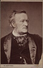 Portrait of the Composer Richard Wagner (1813-1883), before 1877. Private Collection.