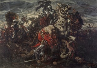 The Battle of Pavia, 1912. Found in the collection of Österreichische Galerie Belvedere, Vienna.