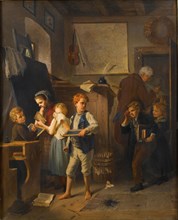 An unruly class , 1876. Private Collection.