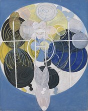 The Large Figure Paintings, No. 5, Group III, The Key to All Works to Date, The WU/Rose Series, 1907. Found in the collection of Courtesy of Stiftelsen Hilma af Klints Verk.