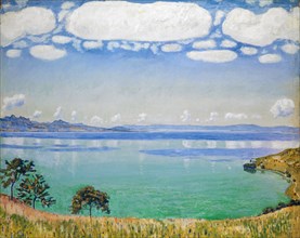 Lake Geneva, Seen from Chexbres, 1905. Found in the collection of Art Museum Basel.