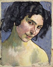 Portrait of the Model Giulia Leonardi, 1910. Found in the collection of Art Museum Basel.