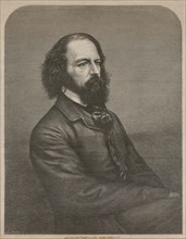 Portrait of Alfred, Lord Tennyson (1809-1892), 1864. Private Collection.