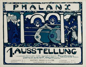 Poster for the 1st Exhibition of the "Phalanx", 1901. Private Collection.