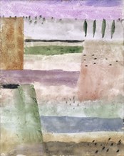 Landscape with Poplars, 1929. Found in the collection of Art Museum Basel.