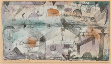 In the Realm of Air, 1917. Found in the collection of Art Museum Basel.