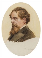 Portrait of Charles Dickens. Private Collection.