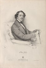 Portrait of the Opera singer Filippo Colini (1811-1863) , 1847. Private Collection.