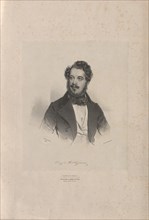 Portrait of the Opera singer Giovanni Orazio Cartagenova (1800-1841) , 1838. Private Collection.