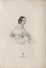 Portrait of the Opera singer Rita Gabussi (1810-1891), 1840. Private Collection.