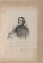 Portrait of Franz Liszt (1811-1886), 1838. Private Collection.