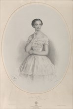 Portrait of the ballerina Marie Taglioni (1804-1884), 1853. Private Collection.