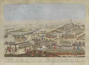 Incident between the Russian and Ottoman armies at Galati on April 20, 1789, 1789. Private Collection.