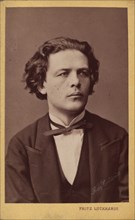 Portrait of the composer Anton Rubinstein (1829-1894), c. 1870. Private Collection.