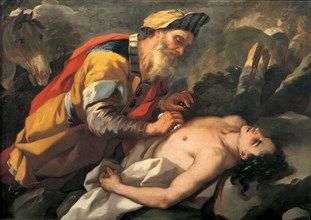 The Good Samaritan, ca 1705. Found in the collection of Palazzo Pretorio, Prato.