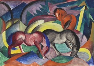 Three horses, 1912. Private Collection.