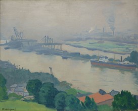 La Seine à Croisset (près de Rouen), 1927. Private Collection.