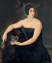 Portrait of a Lady, 1924. Found in the collection of Collezione Mita e Gigi Tartaglino, Torino.