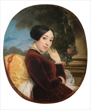 Portrait of the singer and composer Pauline Viardot (1821-1910), 1844. Private Collection.