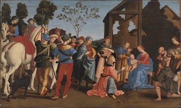 The Adoration of the Kings. Found in the collection of Statens Museum for Kunst, Copenhagen.