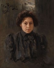 Portrait of the Artist's Daughter Nadezhda Repina, 1898. Found in the collection of Ateneum, Helsinki.