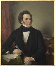 Portrait of Franz Schubert (1797-1828), 1875. Found in the collection of Vienna Museum.