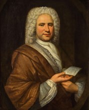 Portrait of the composer and flautist Michel de la Barre (1675-1745), First third of 18th cen. Private Collection.