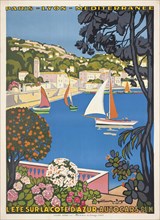L'été sur la Côte d'Azur, 1926. Private Collection.