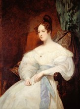 Portrait of Princess Louise of Orléans (1812-1850), 1833. Found in the collection of Musée de la Vie romantique, Paris.