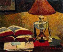 Under the Lamp, 1906. Found in the collection of Ateneum, Helsinki.