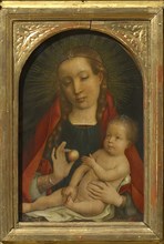 The Virgin and Child, ca 1485. Found in the collection of Szepmuveszeti Muzeum, Budapest.