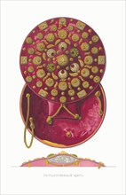 The State shield. From the Antiquities of the Russian State, 1849-1853. Private Collection.