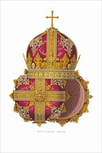 Mitre of the Patriarch. From the Antiquities of the Russian State, 1849-1853. Private Collection.