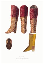 Tsar boot. From the Antiquities of the Russian State, 1849-1853. Private Collection.