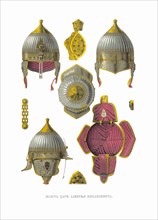 Helmet of Tsar Alexei Mikhailovich. From the Antiquities of the Russian State, 1849-1853. Private Collection.