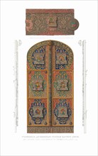 The Holy Gates (The Royal Doors) in the Church of the Deposition of the Robe in the Moscow Kremlin. From the Antiquities of the , 1849-1853. Private Collection.