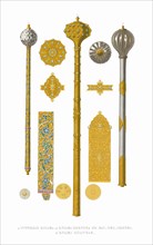 Maces. From the Antiquities of the Russian State, 1849-1853. Private Collection.