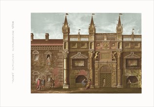Moscow Print Yard. From the Antiquities of the Russian State, 1849-1853. Private Collection.
