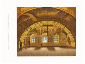 The Tsarina's Golden Chamber. From the Antiquities of the Russian State, 1849-1853. Private Collection.