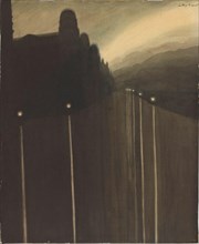 Dyke at Night, 1908. Found in the collection of Musée d'Orsay, Paris.