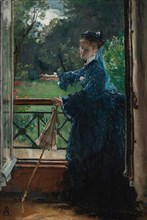 Woman on the Balcony. Private Collection.