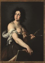 Allegoria della pittura (Allegory of painting), 1635. Found in the collection of Galleria Nazionale della Liguria, Genova.