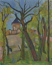 Paysage à Saint-Bernard (Ain), 1932. Private Collection.