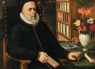 Portrait of a scholar (Carolus Clusius 1526-1609), 1589. Private Collection.