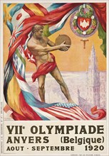 The 1920 Summer Olympics in Antwerp, 1920. Private Collection.
