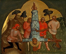 The Crucifixion of Peter (Predella Panel), ca 1370. Found in the collection of Staatliche Museen, Berlin.
