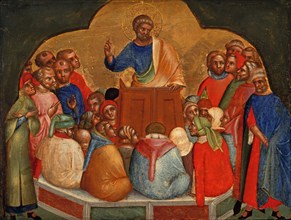 Apostle Peter Preaching (Predella Panel), ca 1370. Found in the collection of Staatliche Museen, Berlin.