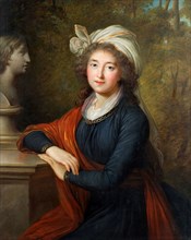 Portrait of Princess Elzbieta Izabela Lubomirska, née Countess Czartoryska (1736-1816), 1793. Found in the collection of State Art Gallery, Lviv.